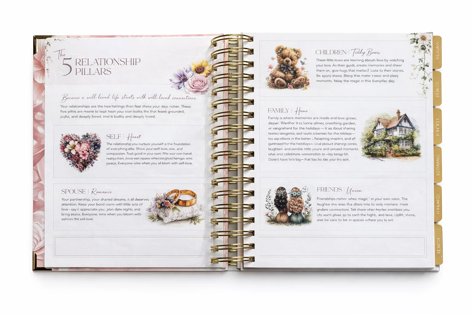 2026 Signature Planner for Busy Moms - Nurture Relationships, Create Memories, Organize Daily & Monthly with Tips, Event Worksheets, and Beautiful Designs - Image 5
