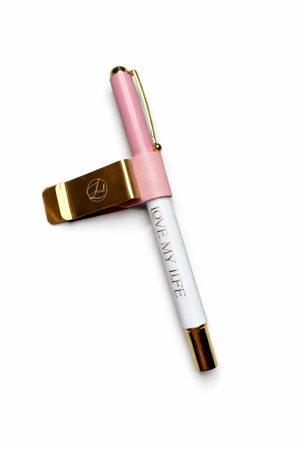 Signature Pen Set - Monogrammed Love My Life Logo, Set of Four Roller Ball Pens, Smooth Ink Flow, 0.7 mm Writing Width, Branded Box - Image 7